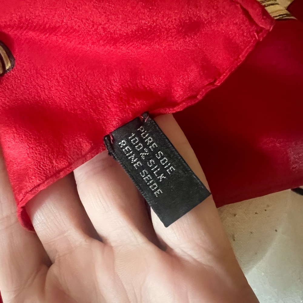 Christian Dior Vintage Silk Scarf - Picture 4 of 7
